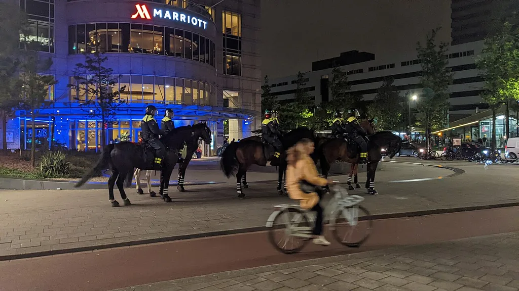 Roma Vs. Feijenoord association football match (2022) riots, Rotterdam-Centrum, Rotterdam (2022) 22